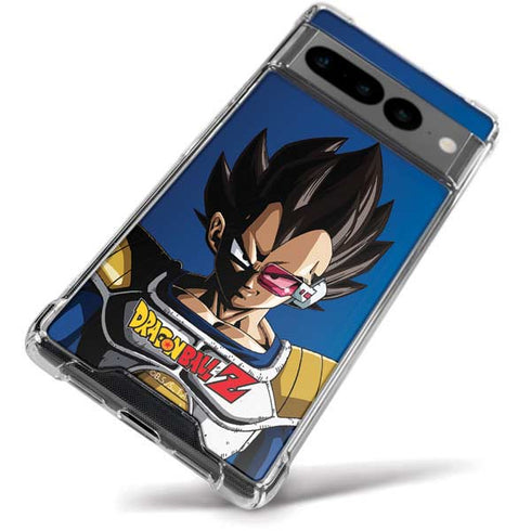 Dragon Ball Z Vegeta Portrait Google Pixel 7 Pro Clear Case